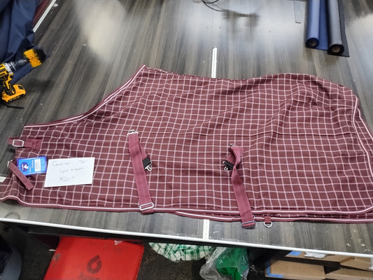 Cavalier 72" Light Sheet (Red Plaid)
